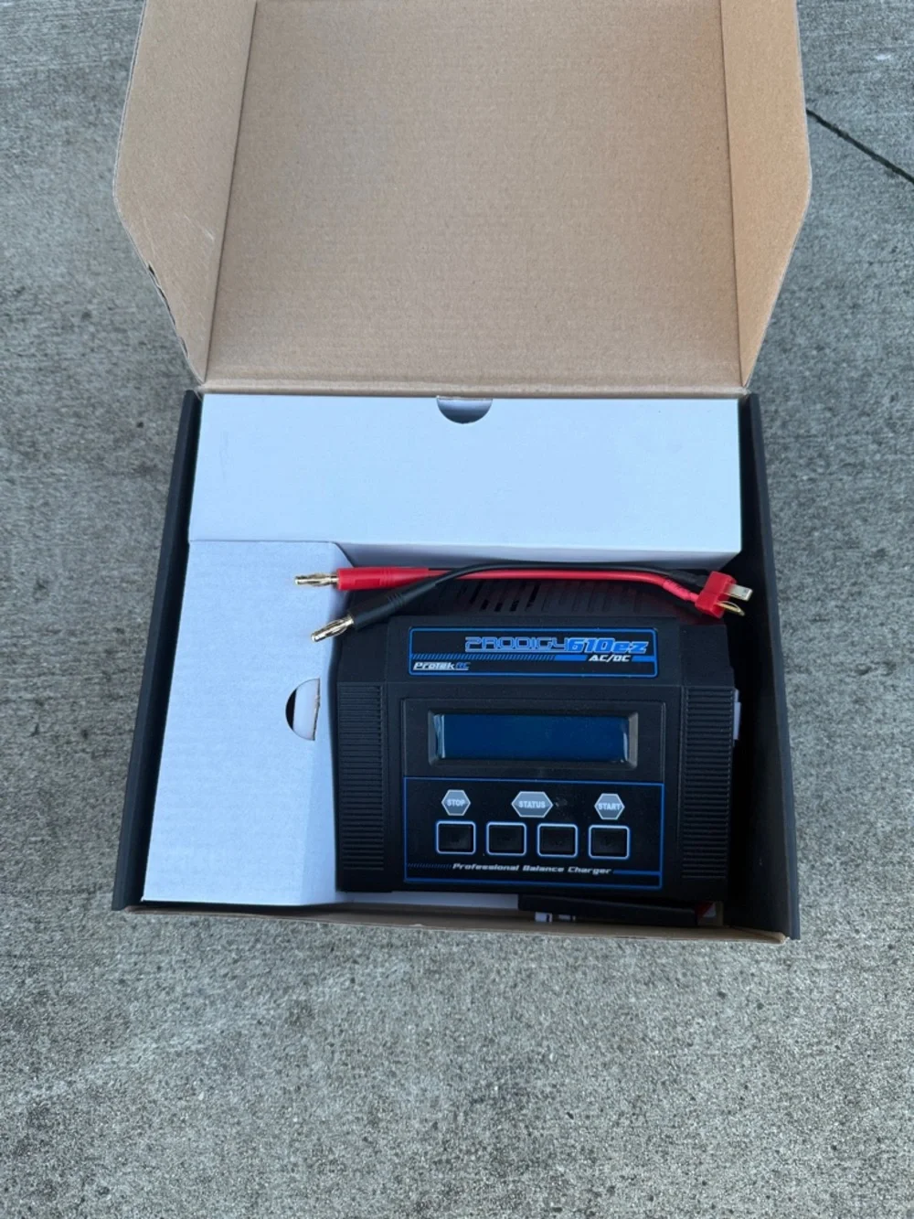 ProTek RC Prodigy 610sz AC/DC Charger - Black with Blue Accents